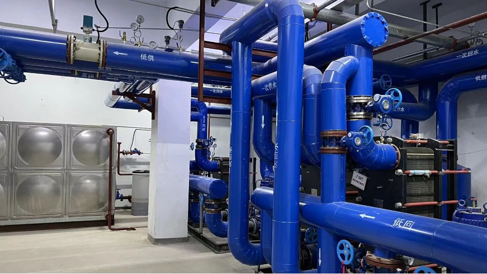 滎陽壇山熱力翟寨社區換熱站自控系統